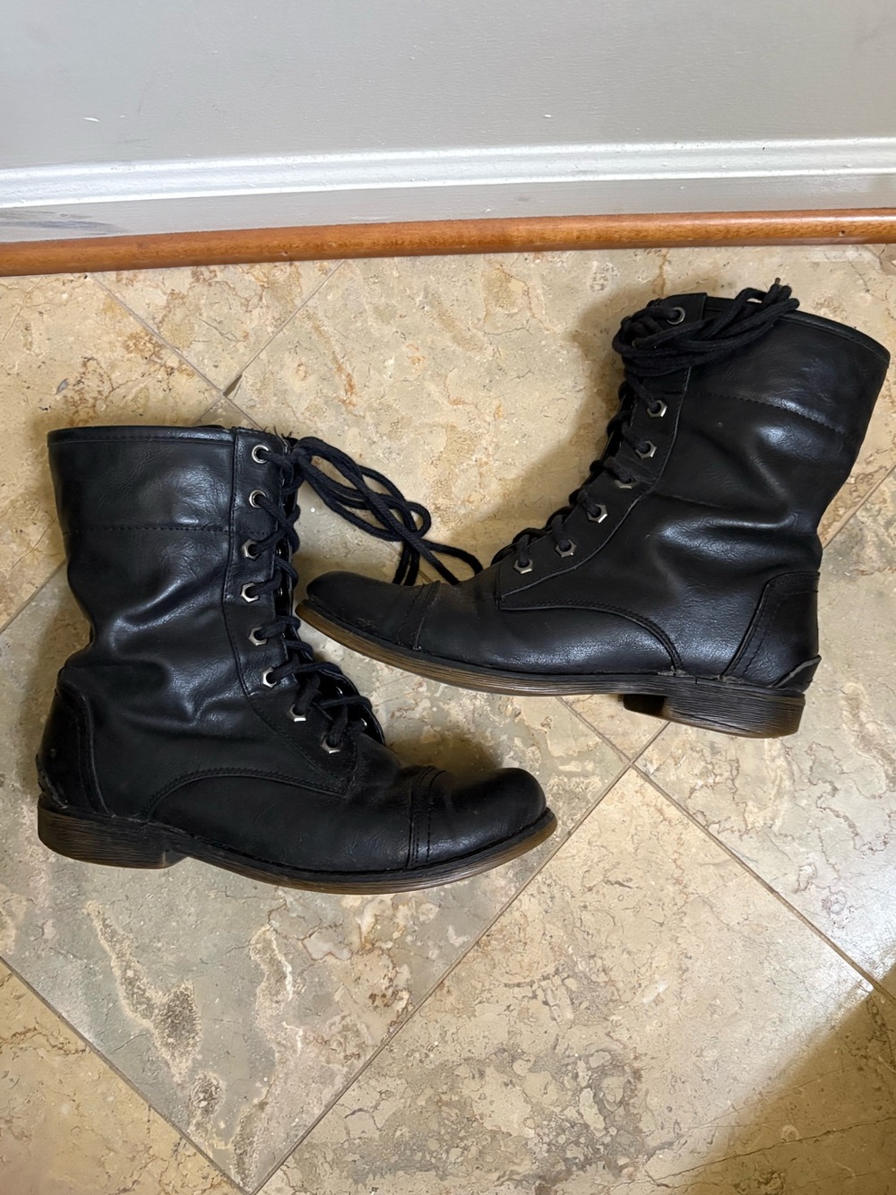 Black Combat Boots